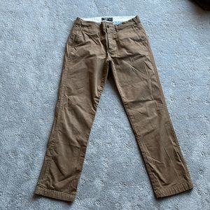 Abercrombie &Fitch  Straight &Stretch light brown khakis size 30x32